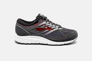 Brooks Addiction 13 Men's Running Shoes Grey / Silver / Red | 879WYBFEU