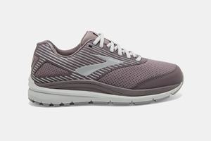 Brooks Addiction Walker Suede Women's Walking Shoes Dark Grey | 916YWKQRN