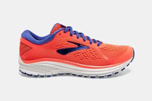 Brooks Aduro 6 Men's Running Shoes Coral / Blue / White | 051JYRFOH