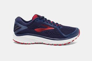 Brooks Aduro 6 Men's Running Shoes Navy / Pink / White | 471XCUZKA
