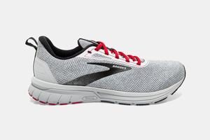 Brooks Anthem 3 Men's Running Shoes Grey / Black / Red | 452SMUOBP