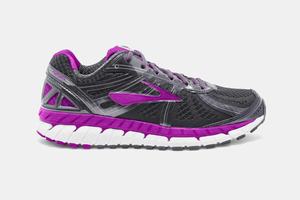 Brooks Ariel 16 Women's Running Shoes Deep Grey / Purple | 025KRCOMW