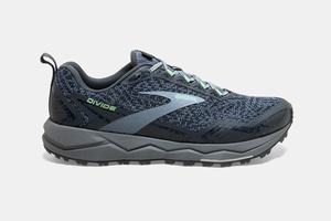 Brooks Divide Women's Running Shoes Grey / Green | 560UDGBVA