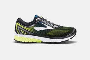 Brooks Ghost 10 Men's Running Shoes Black / Yellow | 430MSRPNJ