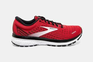 Brooks Ghost 13 Men's Running Shoes Red / Black / White | 025YHGEOM