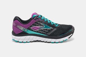 Brooks Ghost 9 Women's Running Shoes Black / Purple | 831RZGCFX