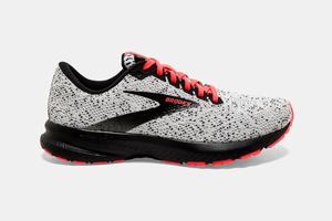 Brooks Launch 7 Women's Running Shoes White / Black / Coral | 034PYBVXO