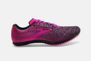 Brooks Mach 19 Spikeless Women's Running Shoes Black / Pink | 698NZQORJ