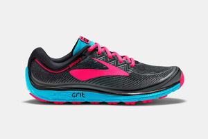 Brooks PureGrit 6 Women's Running Shoes Black / Rose | 718PSRKEU