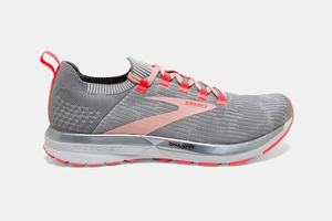 Brooks Ricochet 2 Men's Running Shoes Grey / Coral | 196HKOXID