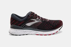 Brooks Transcend 6 Men's Running Shoes Black / Red | 938ZDHTWP